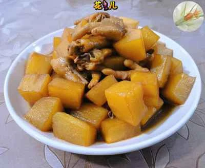 キャベツ入り鶏足煮込みのレシピ