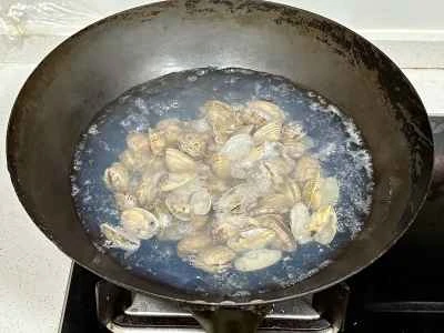 ニンニクあさり春雨の作り方：2