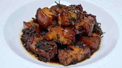 豚バラ肉と梅干しの蒸し野菜のレシピ