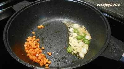 塩豚、乾燥豆腐、角切りコーンの作り方：8