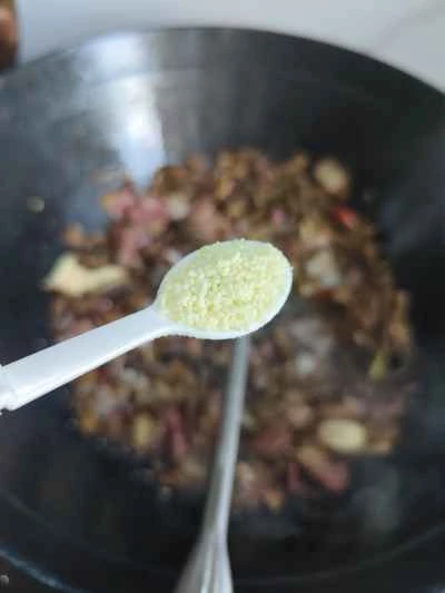 キノコ入り豚肉炒めの作り方：10