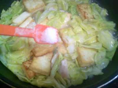 ロブスターテールボール、キャベツ、豆腐の作り方：11