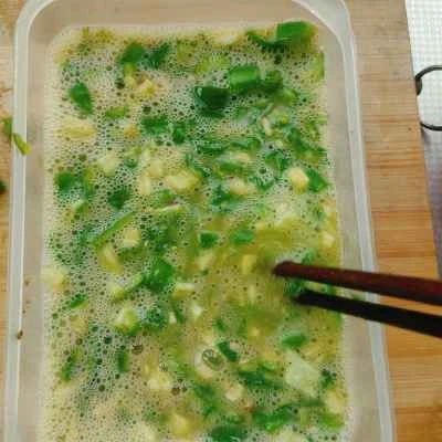 唐辛子入りスクランブルエッグの作り方:2