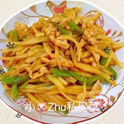 魚風味の細切りポテトのレシピ