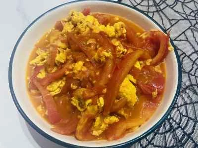 トマト入りスクランブルエッグの作り方：10