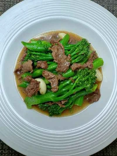 牛肉と甘いブロッコリーの炒め物の作り方：15