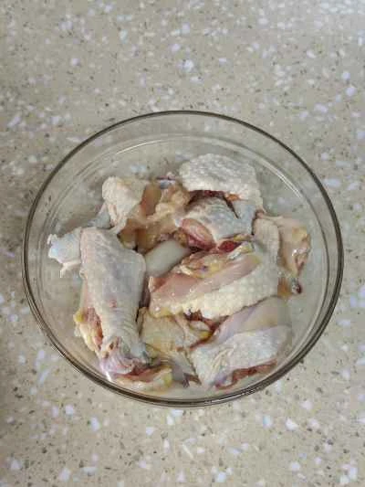 蓮の葉蒸し鶏のレシピ手順：2