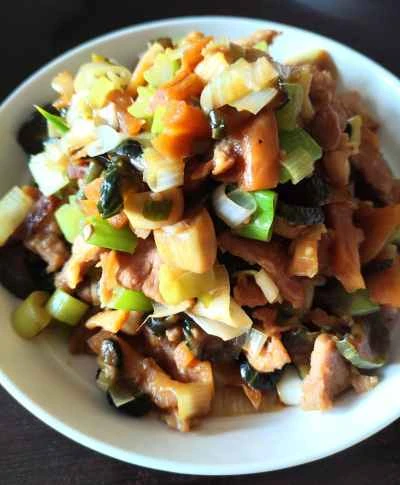 豚肉と八宝野菜の炒め物の作り方：8