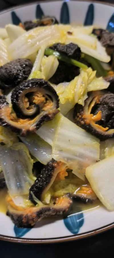 紅参入りベビーチンゲン菜炒めの作り方：7