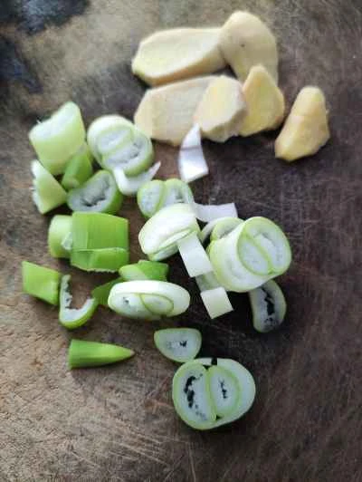 エビ炒めの作り方：3