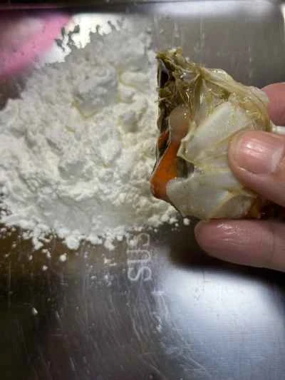 カニ入り餅炒めの作り方：4