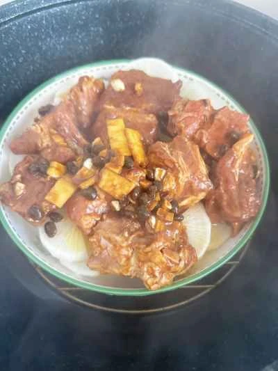 蒸し豚スペアリブのレシピ手順：3