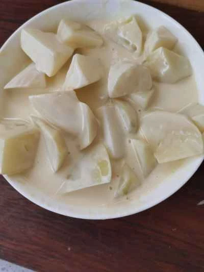 クリスピーポテトとクリスピーヤムを作る手順：6