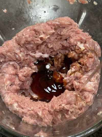 ナスの詰め物を作る手順：2