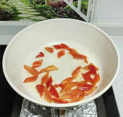 野菜入りスクランブルエッグの作り方：4