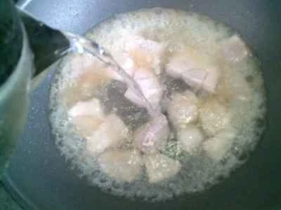 豚肉と昆布の結び揚げ三角揚げの作り方：5