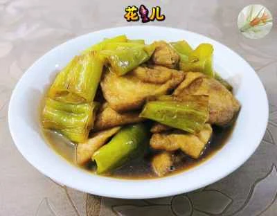 オイルトライアングルで煮込んだピーマンのレシピ