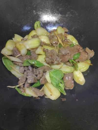 牛肉とキュウリの炒め物の作り方：18