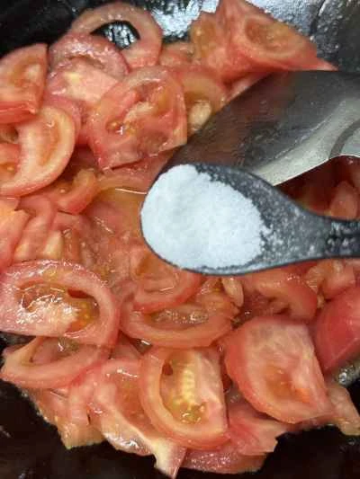 四川麺入りトマトエビペーストの作り方：4