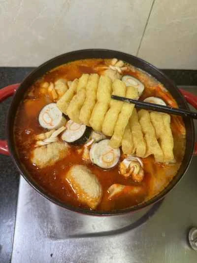 トマト麻辣湯の作り方：12