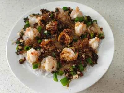 ニンニク春雨エビの作り方：12