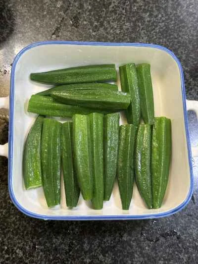 オクラ入り蒸し牛肉の作り方：6