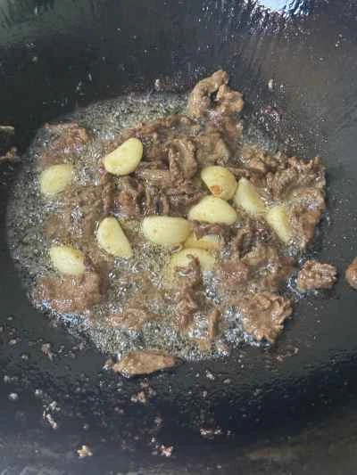 牛肉と甘いブロッコリーの炒め物の作り方：10