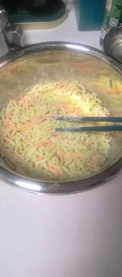 ズッキーニと大根の蒸し餃子のレシピ手順：3