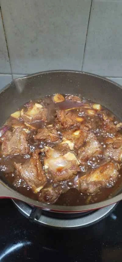 プラム風味のスペアリブの作り方：13