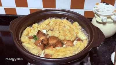 松茸、豆腐、揚げ豆腐のパフキャセロールの作り方：5