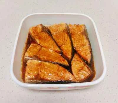 蒸し鮭のレシピ