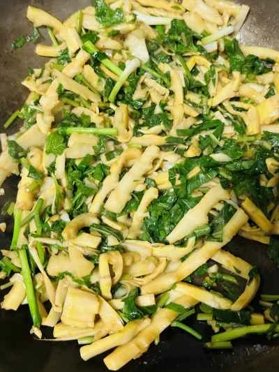 たけのこの炒め方の手順：5