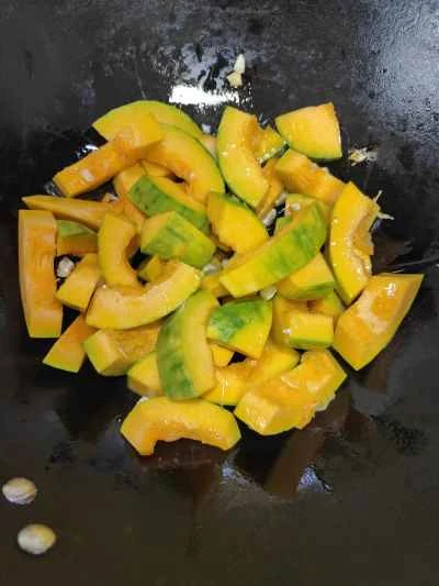 かぼちゃ炒めの作り方：4