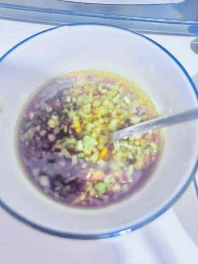 生姜とネギ入り細切りチキンの作り方：8