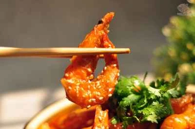 王坡の大きなエビの作り方：12