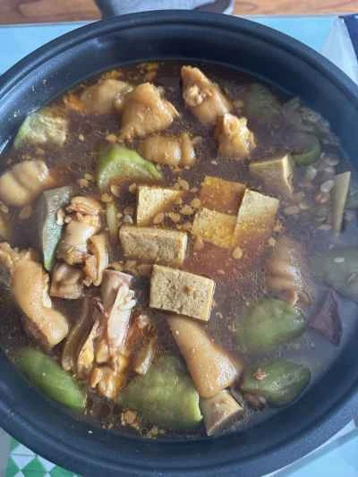 スパイシー豚足鍋レシピ手順：16