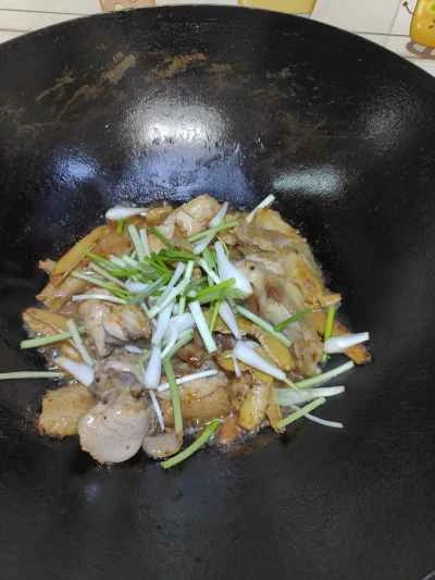 鶏肉と生姜とネギの炒め物の作り方：7