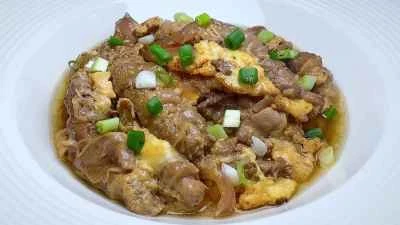 牛肉入りスクランブルエッグの作り方：13