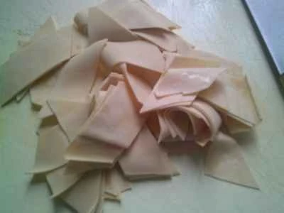 牛肉とネギと豆腐の皮の炒め物の作り方：4