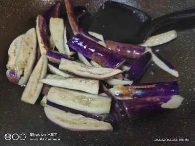 家庭風ナスの煮込みレシピの手順：3