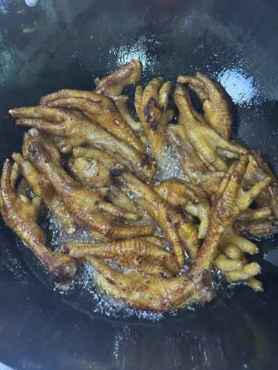 虎皮鶏足の作り方：5