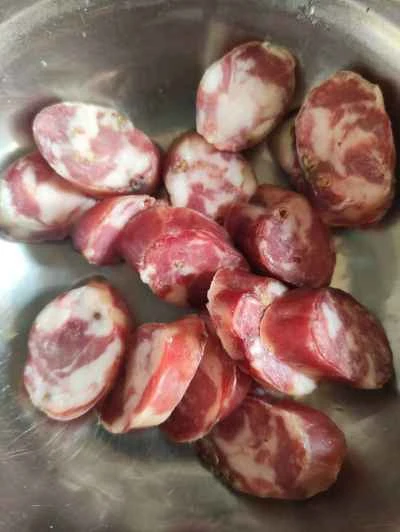 四川山椒ソーセージ入り白菜炒めの作り方：1