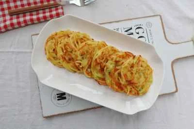 フライドポテトパンケーキのレシピ