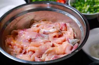 四川風魚のスープ漬けの作り方：1
