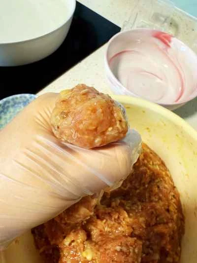 椎茸とたけのこのミートボールの作り方：8