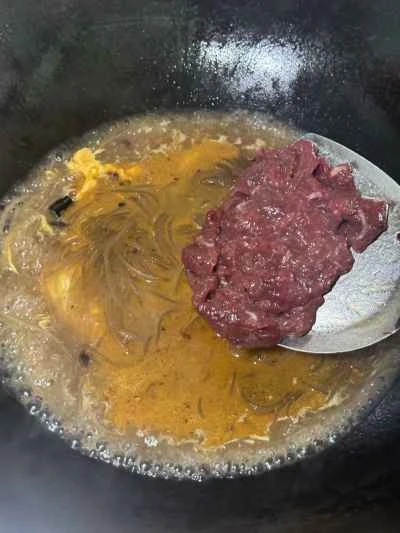 牛肉と春雨の鍋の作り方：9