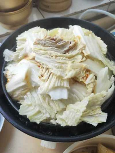 蒸し鶏とベビーチンゲン菜の作り方：2