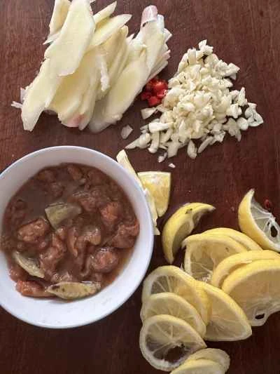 自分流ボーボーチキンの作り方：2