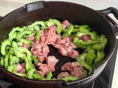 ゴーヤ、ピーマン、牛ヒレ肉の作り方：8