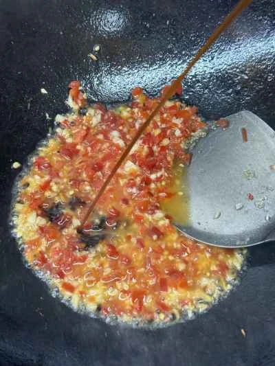 刻んだチリポークリブの作り方：9